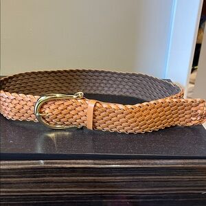 Michael Kora Woven genuine Leather Belt